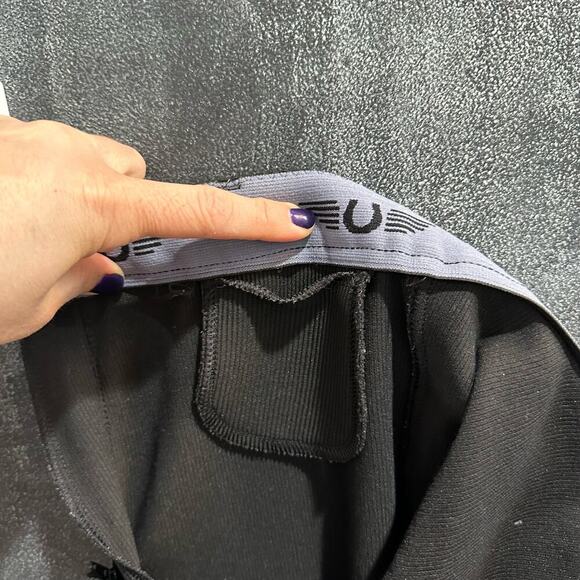 Gutos Black Ribbed Knit Equestrian Riding Breeches, EUC, Girls 16 (16A) - Picture 6 of 9